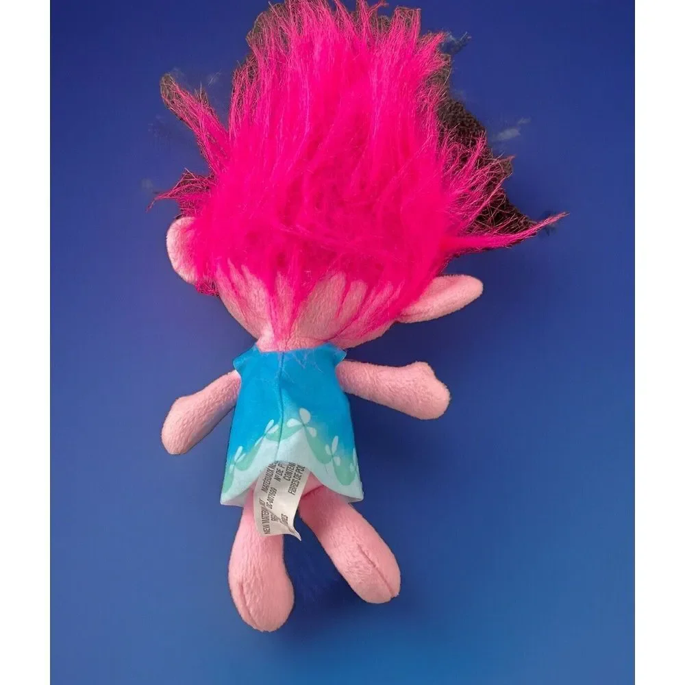 2015 Dreamworks Hasbro TROLLS POPPY Talking Plush Stuffed Animal Toy Doll 14Inch